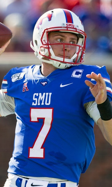 Buechele sets career marks as unbeaten SMU tops Temple 45-21